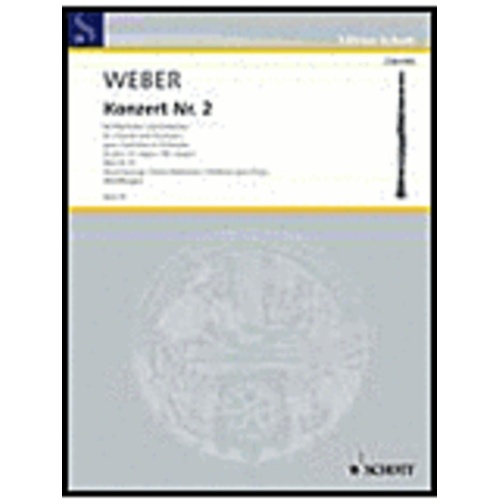 Concerto No 2 E Flat clarinet Piano Book