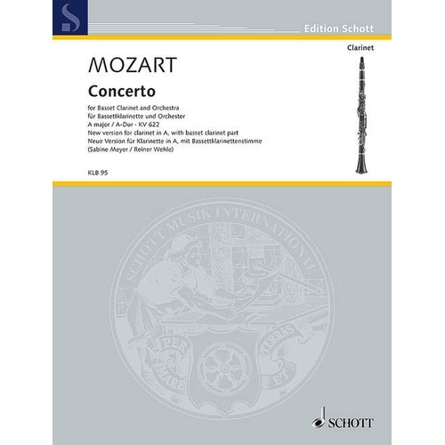 Mozart - Concerto in A Major K 622 for Clarinet and Basset Clarinet