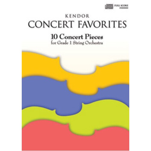 Kendor Concert Favorites Violin 3 So (Softcover Book)