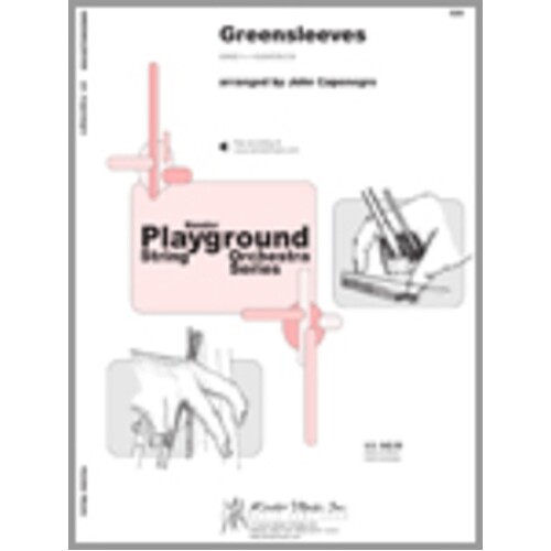 Greensleeeves Arr Capanegro String Orch (Music Score/Parts) Book