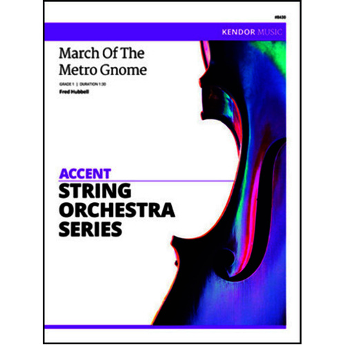 March Of The Metro Gnome String Orchestra (Music Score/Parts) Book