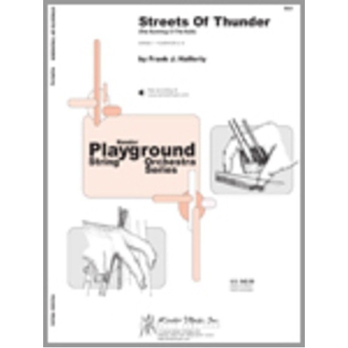 Streets of Thunder: The Running of the Bulls for Playground String Orchestra by Frank J. Halferty