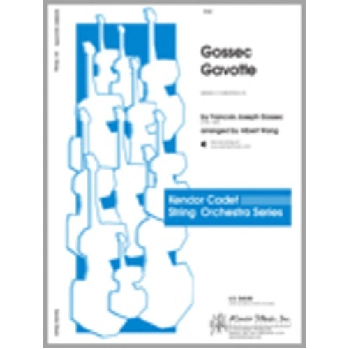 Gossec Gavotte Arranged by Wang for String Orchestra
