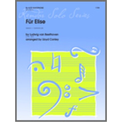Fur Elise Arr Conley Alto Sax Piano (Softcover Book)