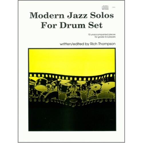 Modern Jazz Solos For Drum Set Softcover Book/CD