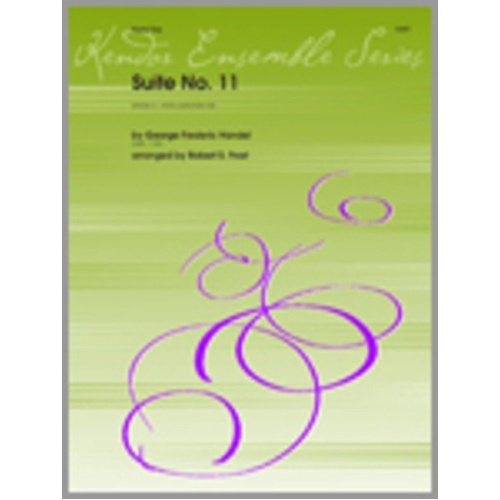 Suite No. 11 for Flute Trio by Handel, Arr. Robert Frost, Kendor Music