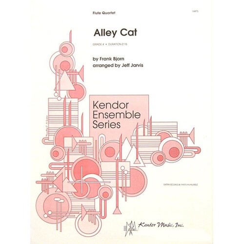 Alley Cat Flute Quartet Arr Jarvis Flute Book