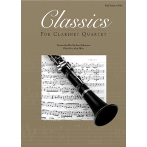 Classics For Clarinet Quartet Vol 1 Clarinet 1 Part (Part) Book