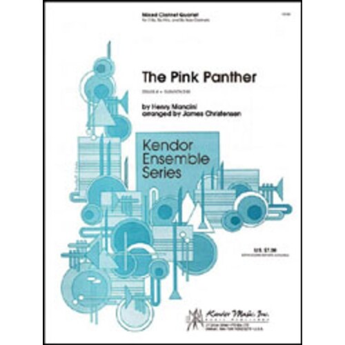 Pink Panther Clarinet Quartet Arr Christensen (Music Score/Parts) Book