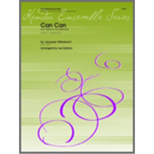 Can Can Arr Sabina Aatb Sax Quartet (Music Score/Parts) Book