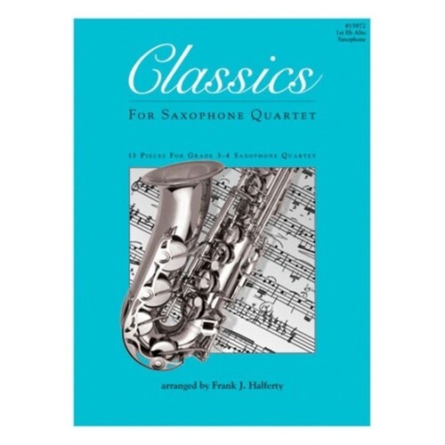 Classics For Sax Quartet 1st Alto Sax (Part) Book