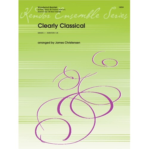 Clearly Classical For Woodwind Quintet (Set Of Parts) Book