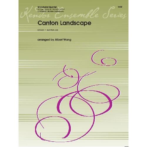 Canton Landscape Arr Wang Woodwind Quintet (Music Score/Parts) Book