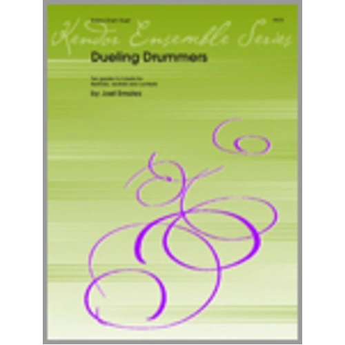 Dueling Drummers Percussion Duo by Kendor Music - Set of 10 Duets for Drums