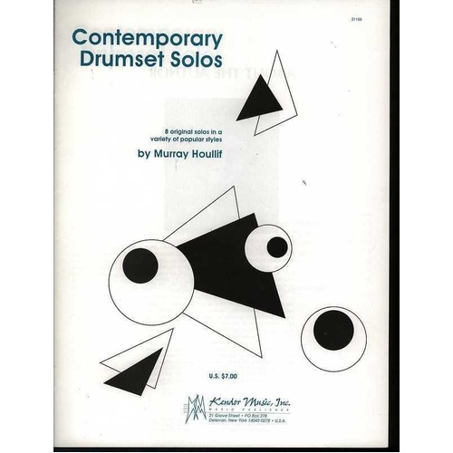 Contemporary Drumset Solos for Various Styles - Kendor Music