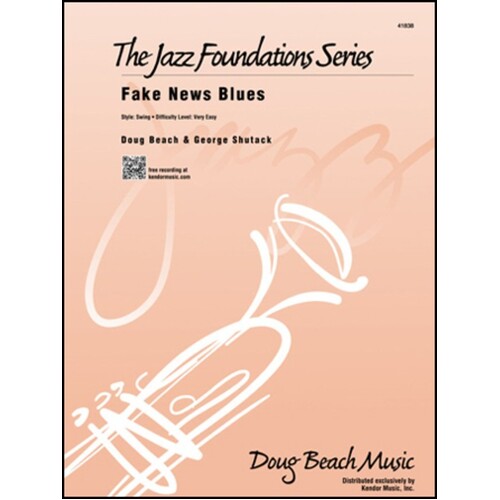 Fake News Blues Junior Ensemble Score/Parts Book