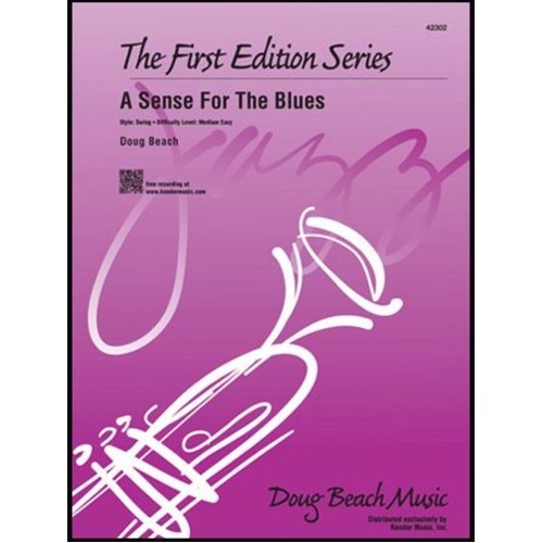 A Sense for the Blues - Medium Easy Jazz Chart by Doug Beach, Kendor Music, The First Edition Series
