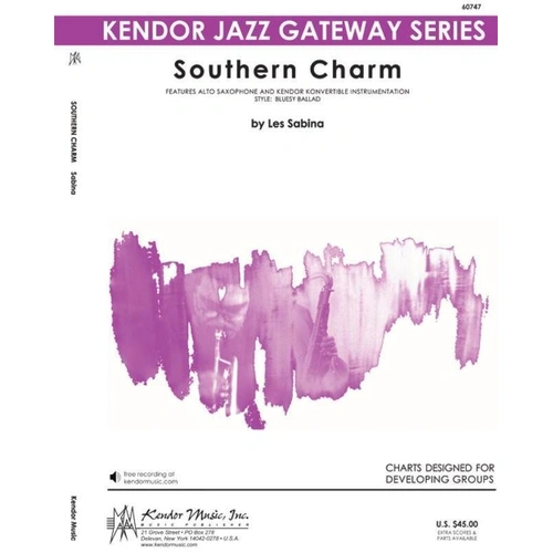 Southern Charm Jazz Ballad for Alto Saxophone by Les Sabina