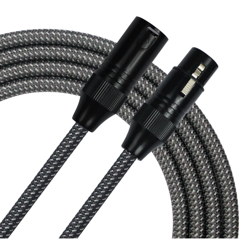 Kirlin 30ft Premium Plus XLR Male to XLR Female Microphone Cable KMWB220BG-30