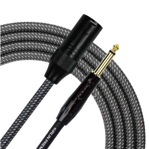 Kirlin 20ft Premium Plus XLR Male to Jack Microphone Cable - KMWB271BFG-20