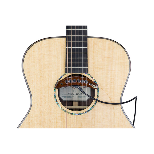 KNA SP-1 Soundhole Single Coil Pickup for Acoustic Guitar with Mahogany Casing and Ferrite Magnets