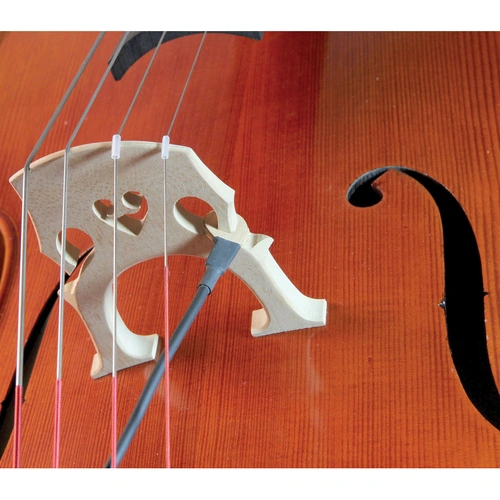 KNA VC-1 Cello Pickup with Wood-Encased Piezo Sensor and Tailpiece-Mounted Output Jack
