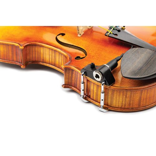 KNA VV-3V Ebony Violin Pickup with Volume Control