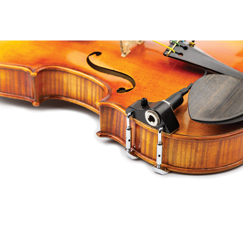 KNA VV-3V Ebony Violin Pickup with Onboard Volume Control