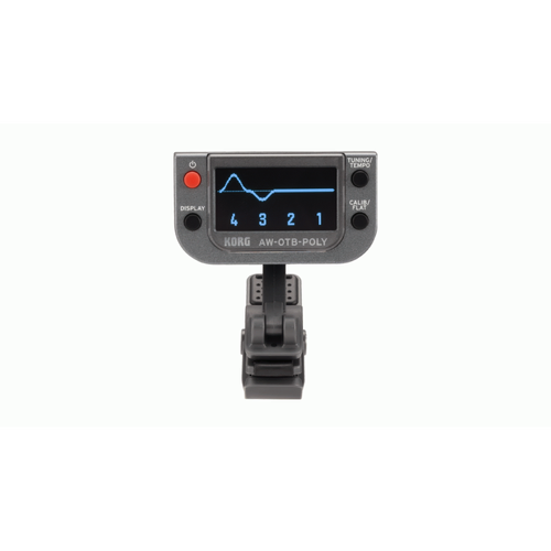 KORG AW-OTB OLED Clip-On Polyphonic Tuner for Bass