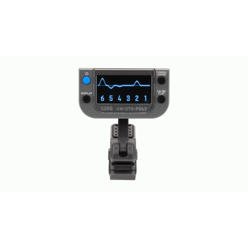 KORG AW-OTG OLED Clip On Tuner for Guitar - Polyphonic
