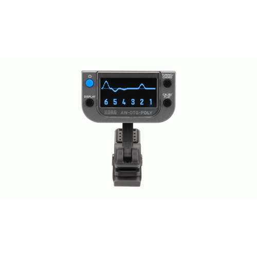 KORG AW-OTG OLED Clip-On Guitar Polyphonic Tuner