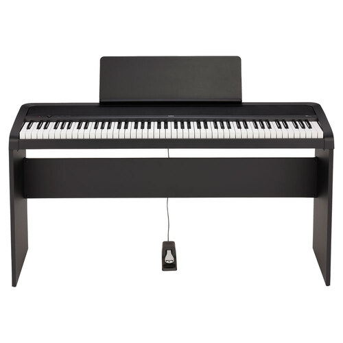 Korg B2 88 Note Digital Piano w' Matching Wooden Stand Black