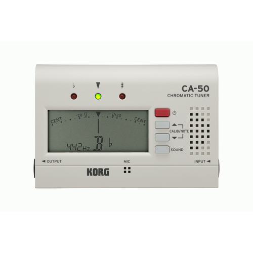 KORG CA-50 Chromatic Tuner with High-Precision Tuning and Easy-to-Read Display