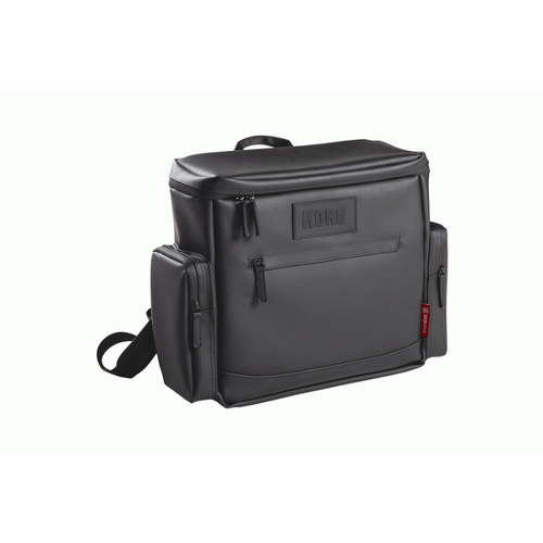 KORG SEQUENZ DJ Backpack for 12-inch Records, 17-inch MacBook, Headphones, Audio Interface, USB Cables - Black