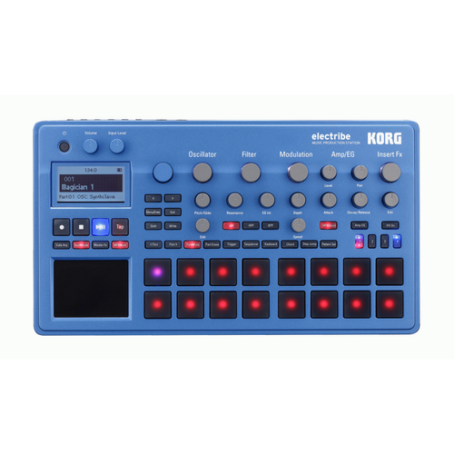 Korg Electribe 2 Synthesizer Production Machine - Metallic Blue