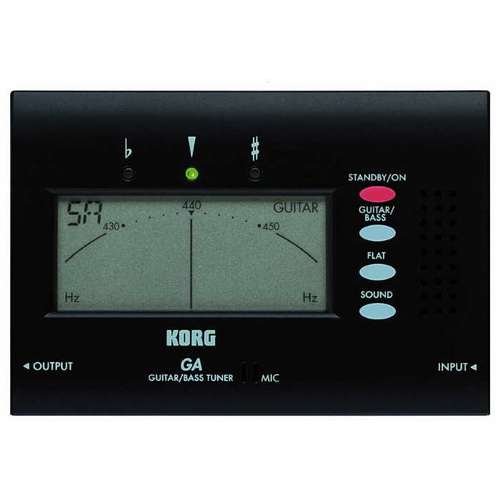 KORG Guitar & Bass Tuner Black
