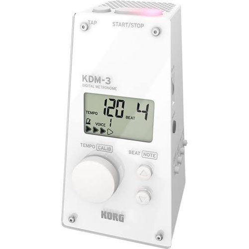Korg KDM-3 Digital Tabletop Metronome White