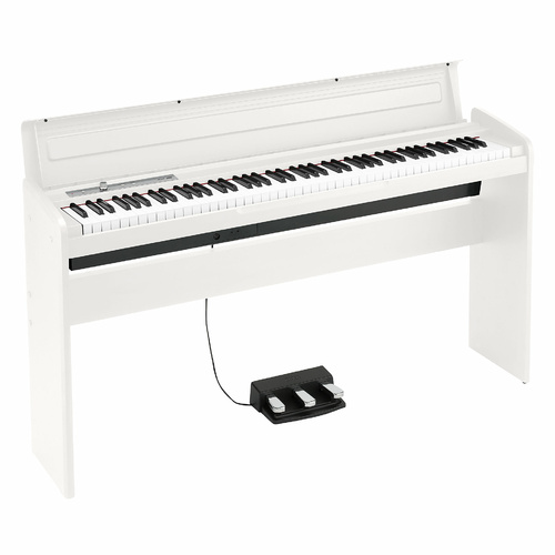 Korg LP-180 88 Note Digital Piano White w/ Stand, Pedal