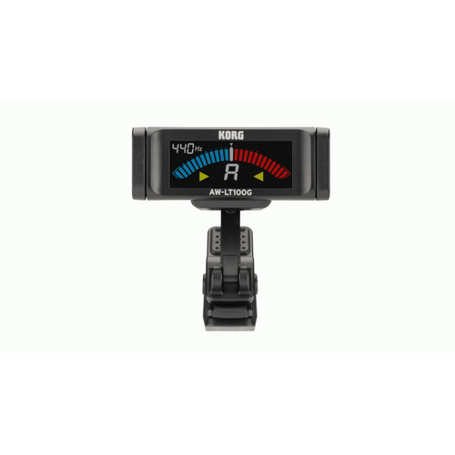 KORG AW-LT100 Guitar Clip-On Tuner with 100 Hours Battery Life and Lightweight Design