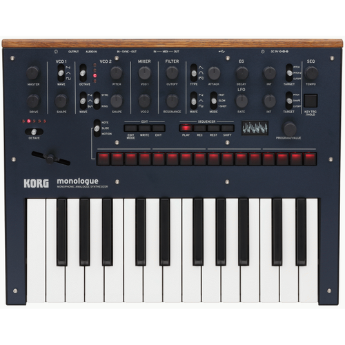 Korg Monologue Blue Monophonic Analog Synthesizer