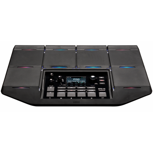 KORG MPS-10 Drum Percussion and Sampler Pad with 10 Pads, Sampler, 4 CC Pads, and 4-Track Looper