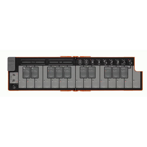 KORG nanoKEY Fold 25 Key Foldable MIDI Keyboard Lava Orange