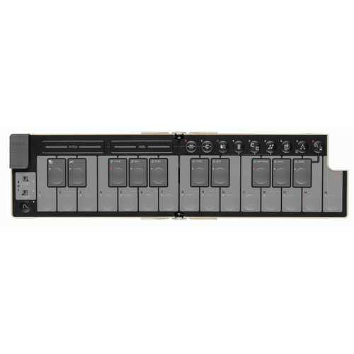 Korg NanoKey Fold 25-Key Foldable MIDI Keyboard Sand Beige