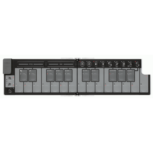 KORG nanoKEY Fold 25 Key Foldable MIDI Keyboard White