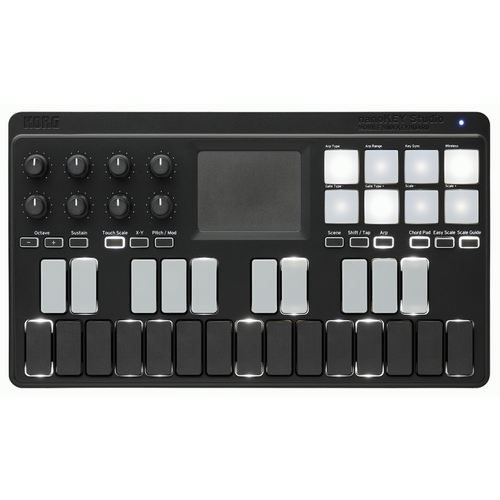 Korg nanoKEY Studio Mobile MIDI Keyboard with USB and Wireless Connectivity