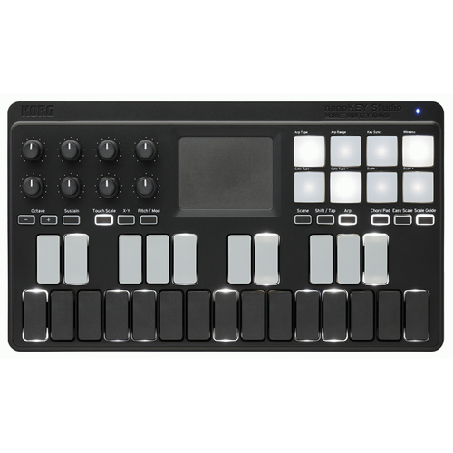 Korg nanoKEY Studio Mobile MIDI Keyboard with USB and Wireless Connectivity