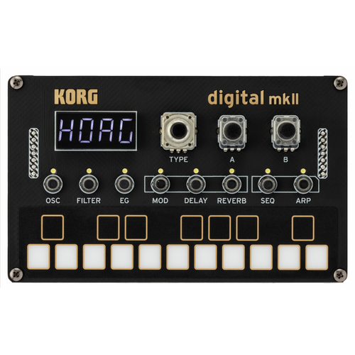 KORG NTS-1 MK2 Programmable Synth Kit with Multitouch Keyboard, Sequencer, MIDI Capabilities, and DIY Customization Options
