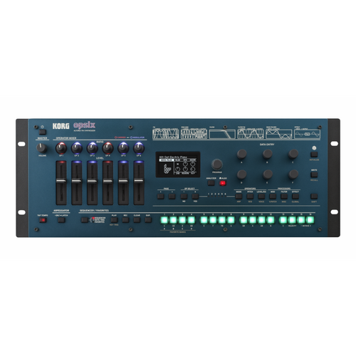 Korg Opsix FM Synthesizer Module - MIDI 2.0, Poly Aftertouch, Rack-Mountable, Desktop Compatible, Updated Factory Sounds