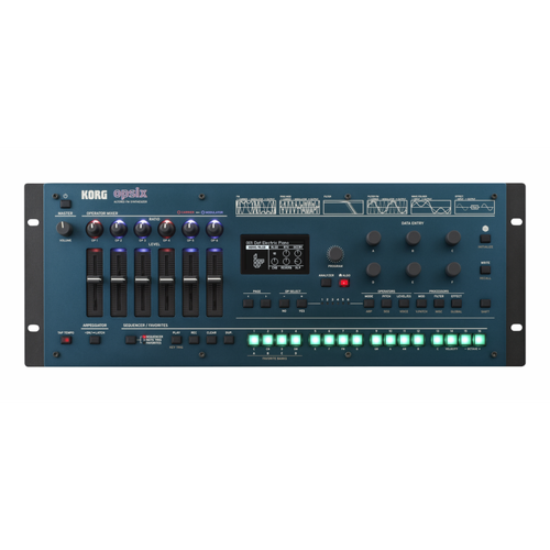 KORG opsix FM Synthesizer Module with MIDI 2.0 and Poly Aftertouch, Rack-Mountable and Desktop Option