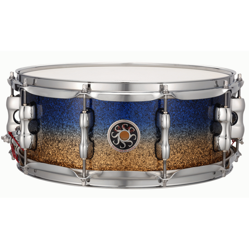 Sakae Osaka Heritage 14 x 5.5 Evolved Maple Snare - Lazurite Gold